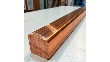 квадрат медный 22 мм М1 купить в Самаре