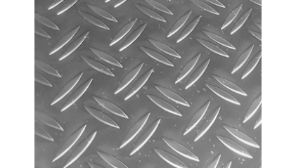 лист алюминиевый рифленый дуэт 2 мм АМг2Н2 купить в Самаре