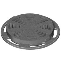 Люк чугунный тяжелый фото