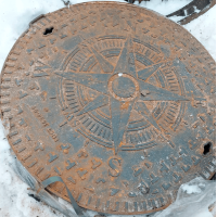 Люк чугунный легкий малогабаритный круглый ЛМ (А15) 700 мм ВЧ40 ГОСТ 3634-2019