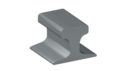 рельсы КР100 стальные крановые 10,5 м К76Ф купить в Самаре