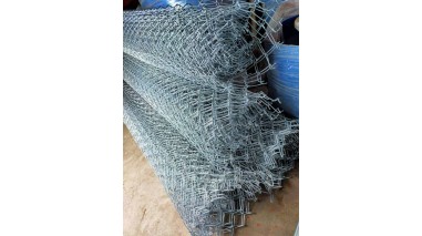 Сетка рабица оцинкованная 80x80x1 мм ГОСТ 5336-80 фото