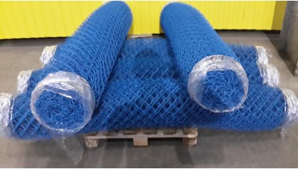 сетку рабицу стальную с полимерным покрытием (ПВХ) 10x10 1,5 мм купить в Самаре