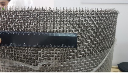 сетку нержавеющую рифленую (канилированную) 15x15 3,6 мм 12Х18Н10Т купить в Самаре