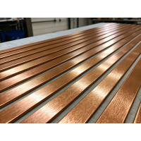 Шина бронзовая 100x8 мм БрХ1 ТУ 48-21-70-83