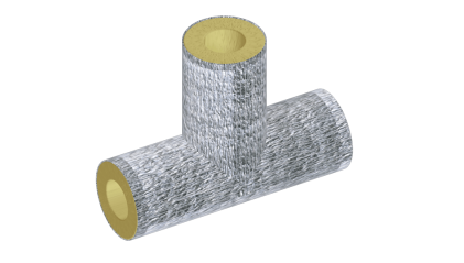 тройник теплоизоляционный минераловатный 133x89 мм купить в Самаре