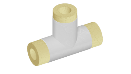 тройник теплоизоляционный минераловатный 219x32 мм купить в Самаре