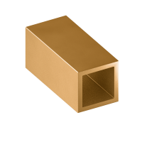 Труба латунная профильная квадратная ДКВНТ 10x10x4 мм Л63 ТУ 48-21-428-84