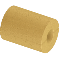 Цилиндр теплоизоляционный минераловатный вырезной без покрытия 720x30x1200 мм Г1 Ц 100 ГОСТ 23208-2022