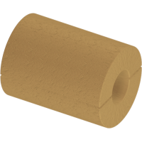 Цилиндр теплоизоляционный базальтовый вырезной без покрытия 720x30x500 мм Г1 Ц 100 ГОСТ 23208-2022