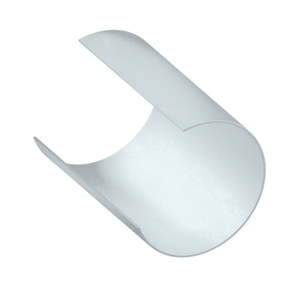 Кожух (окожушка) оцинкованный для труб 100x0,55 мм ГОСТ 30732-2006 фото