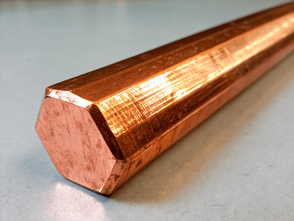 Шестигранник медный ДШГПП 60 мм М1 ГОСТ 1535-2006 фото