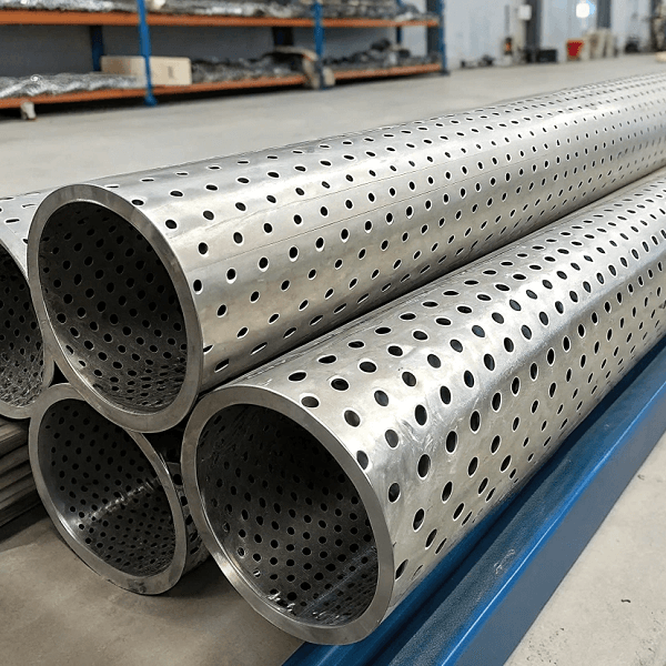 Труба нержавеющая перфорированная электросварная 30x2 мм AISI 304 DIN 11850 фото